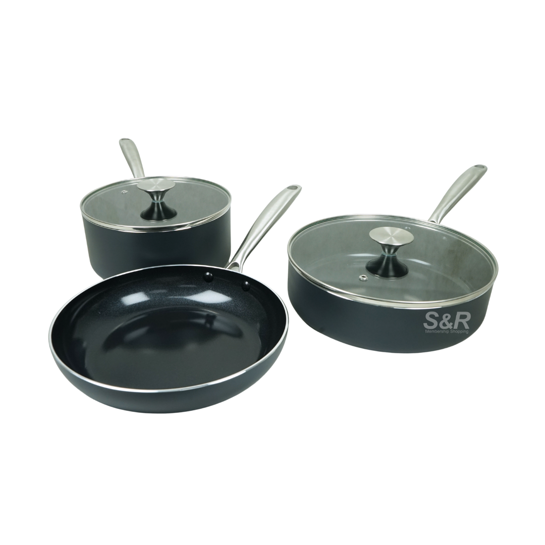 Made to Cook 5-piece Ceramic Cookware Set